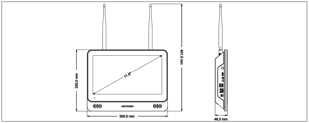 DS-7604NI-L1/W Wi-Fi NVR